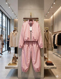 Completo Tracksuit Tecnico Rosa Pastello – Il Nuovo Chic Urbano